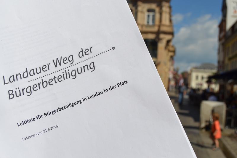 Die Stadt geht konsequent den &raquo;Landauer Weg der B&uuml;rgerbeteiligung&laquo;