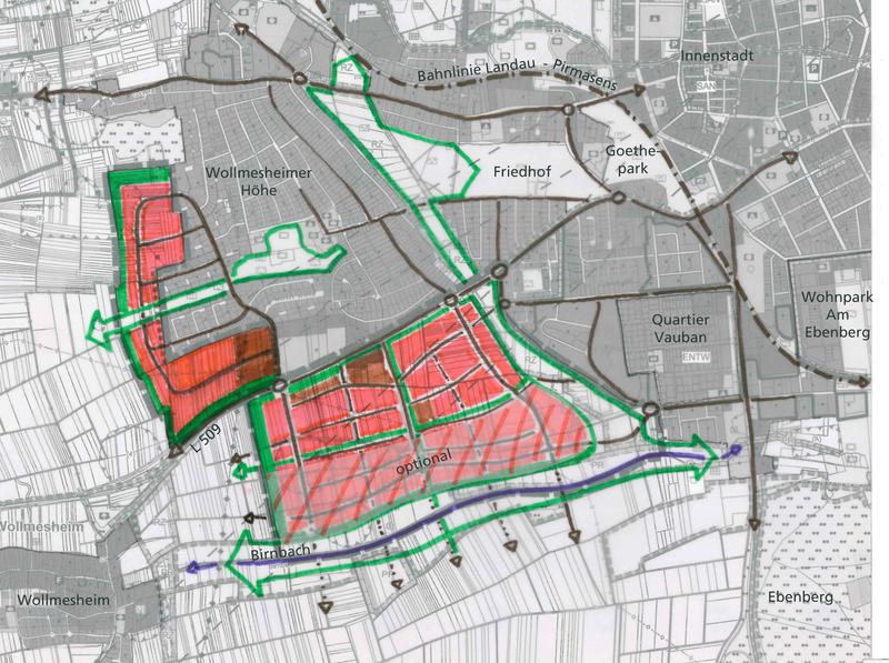 Das Ma&szlig;nahmenb&uuml;ndel &raquo;Landau baut Zukunft&laquo; soll neuen Wohnraum in Landau schaffen - unter anderem wird im S&uuml;dwesten der Stadt nach m&ouml;glichen Baufl&auml;chen gesucht
