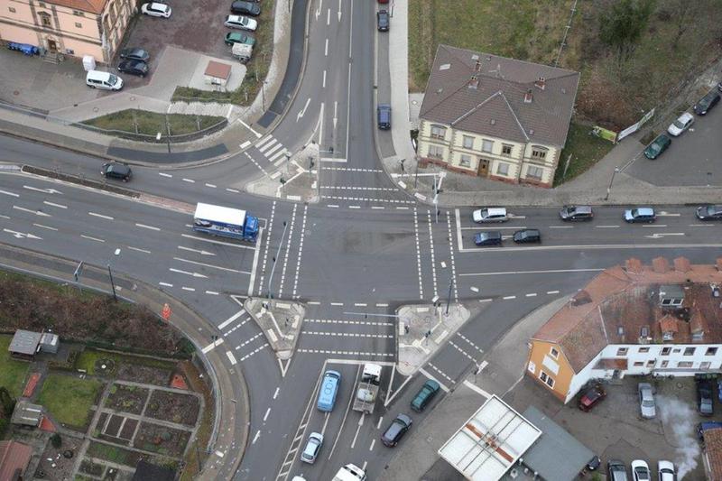 Neue Unfallh&auml;ufungsstelle im Landauer Stadtgebiet ist der Knotenpunkt Rheinstra&szlig;e/Maximilianstra&szlig;e/Paul-von-Denis-Stra&szlig;e.