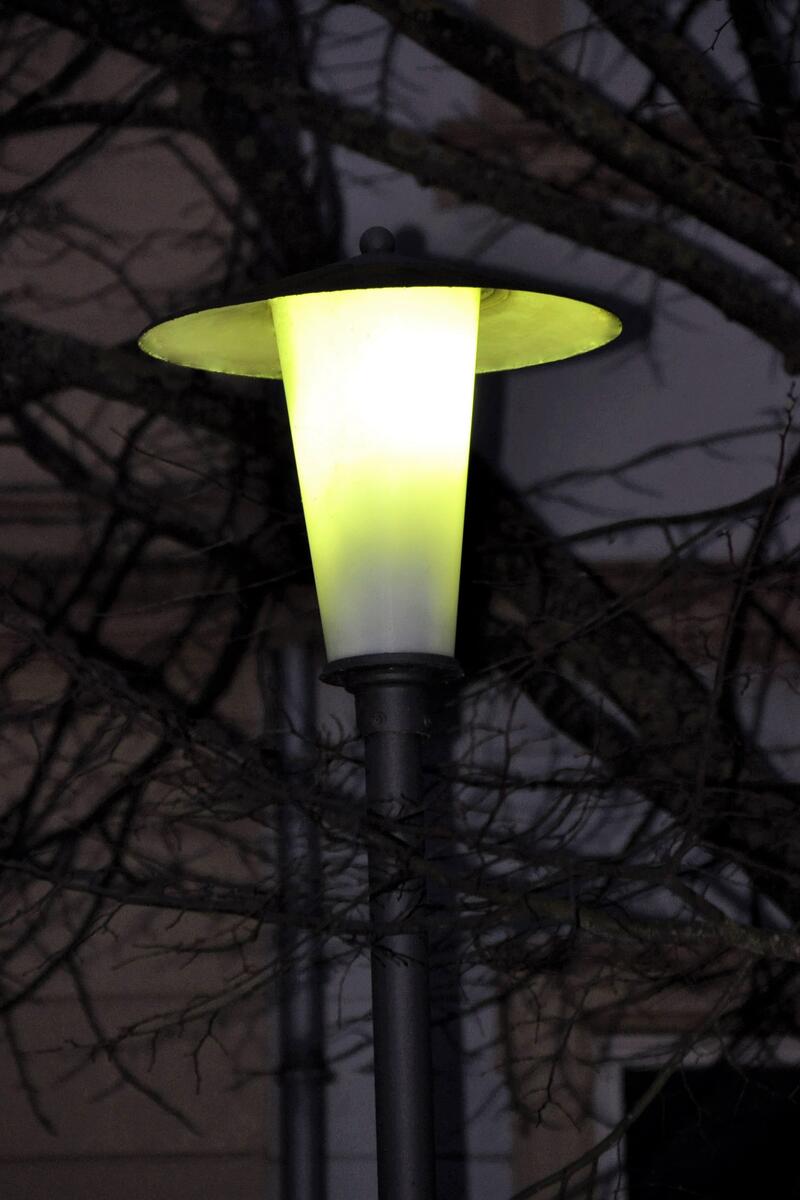 Die Teil-Abschaltung der n&auml;chtlichen Stra&szlig;enbeleuchtung ist eine m&ouml;gliche Ma&szlig;nahme zum Einsparen von Energie. 