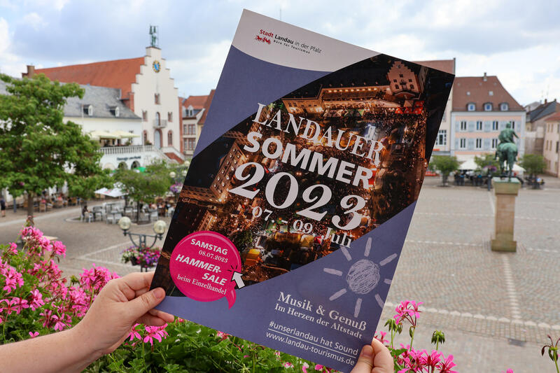 In diesem Jahr neu am Landauer Sommer: der Hammer-Sale des Einzelhandels am Samstag, 8. Juli. 