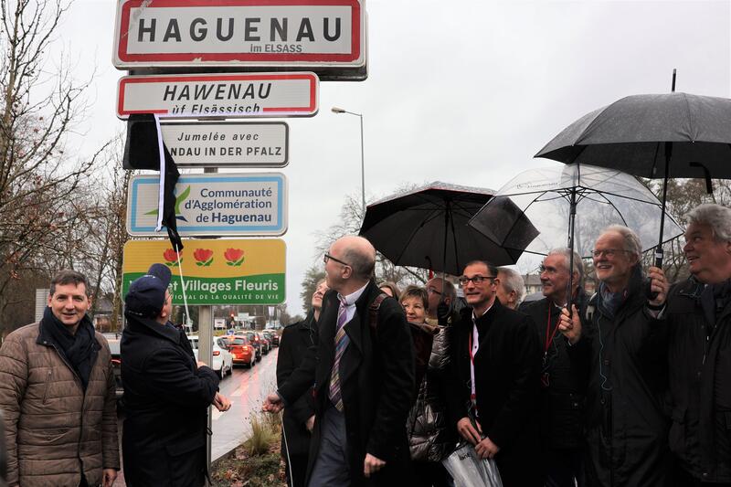 Vive l'amiti&eacute; franco-allemande: Hier beim Besuch einer Landauer Delegation um Oberb&uuml;rgermeister Dominik Gei&szlig;ler in Haguenau im Februar dieses Jahres. 