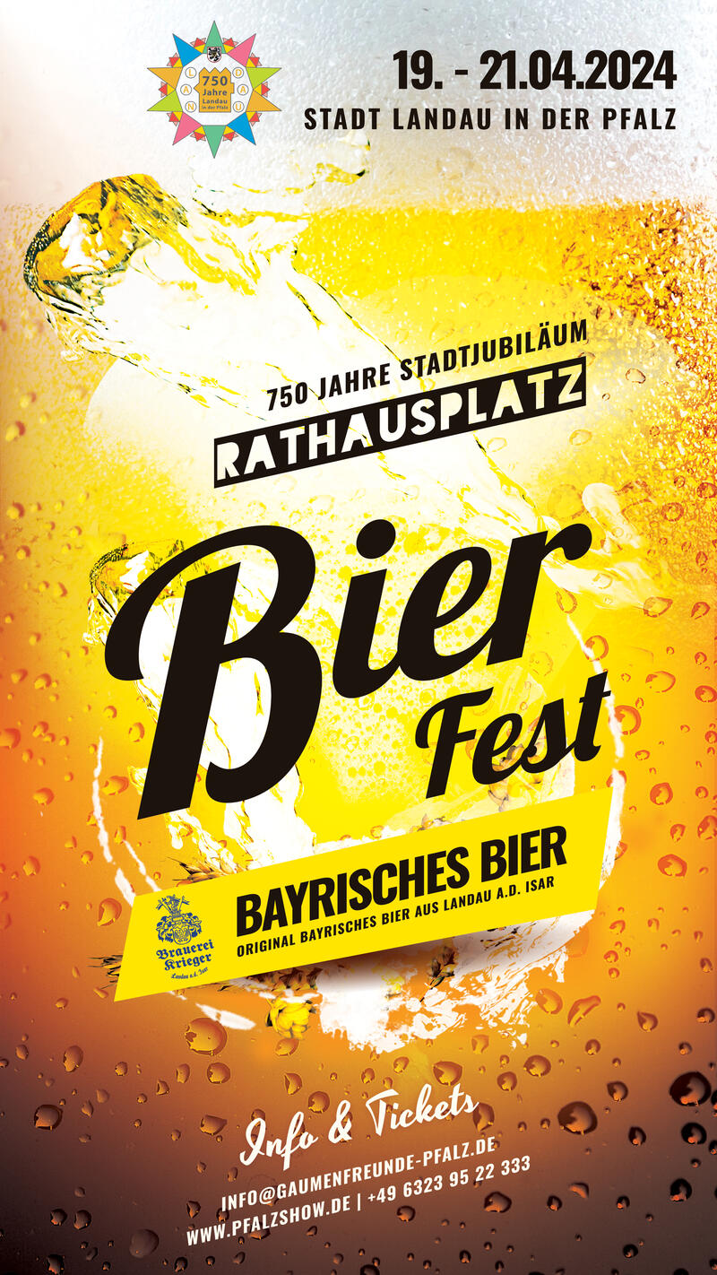Veranstaltungsflyer „Bierfest“ (Vorderseite) 