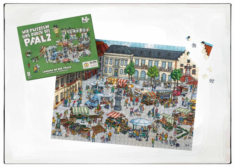 Wimmelpuzzle anl&auml;sslich des Landauer Stadtgeburtstags bald erh&auml;ltlich