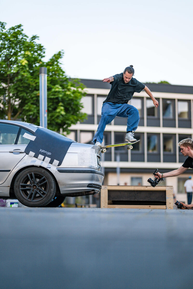 Beim Skatejam auf dem Untertorplatz gibt's tolle Tricks zu sehen.