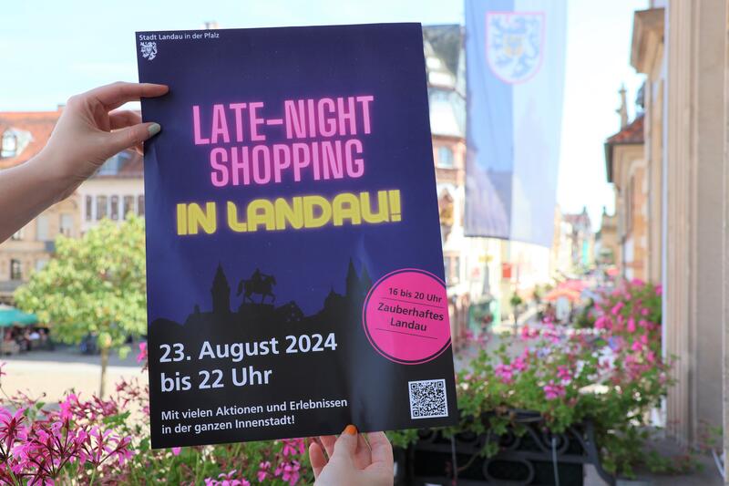 Landau l&auml;dt am 23. August zum Late Night Shopping.