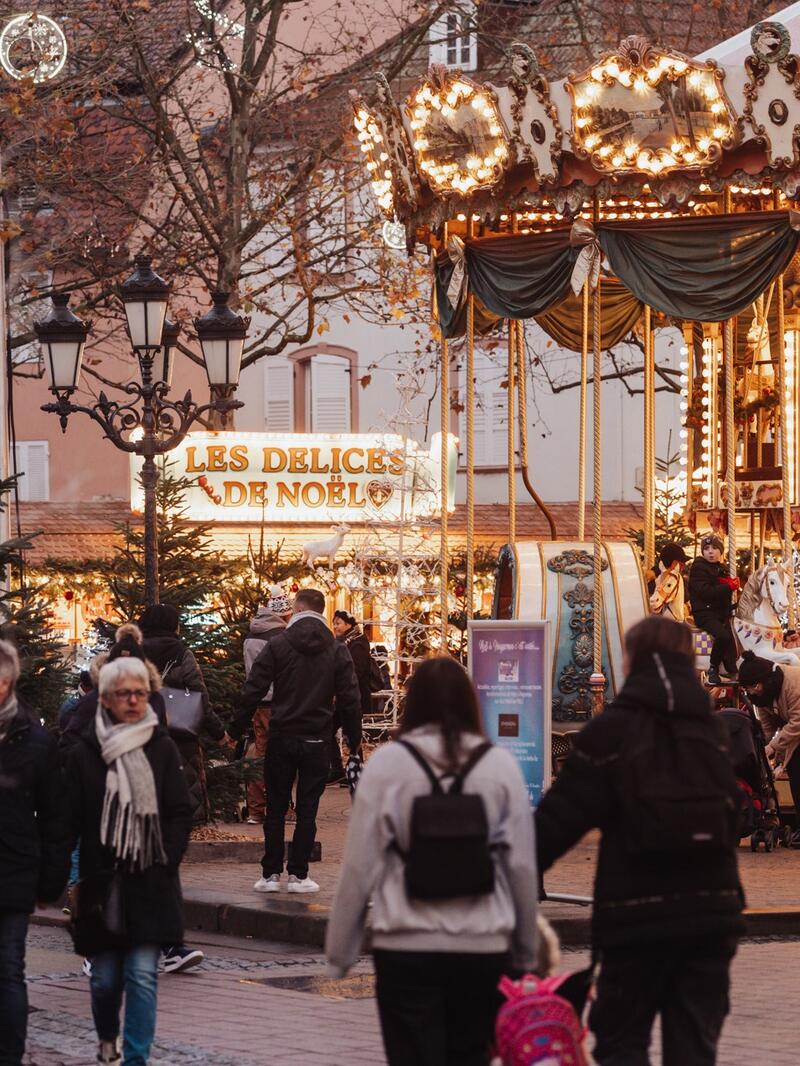 Der Pendelbus bringt Landauerinnen und Landauer zum Weihnachtsmarkt nach Haguenau.