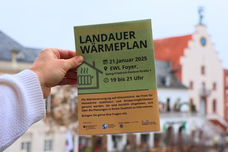 Am Dienstag, 21. Januar, findet die Info-Veranstaltung zum Landauer W&auml;rmeplan f&uuml;r die S&uuml;dstadt statt. Anschlie&szlig;end besucht die Klimastabsstelle bis Mitte April nach und nach alle anderen Stadtquartiere und Stadtd&ouml;rfer.