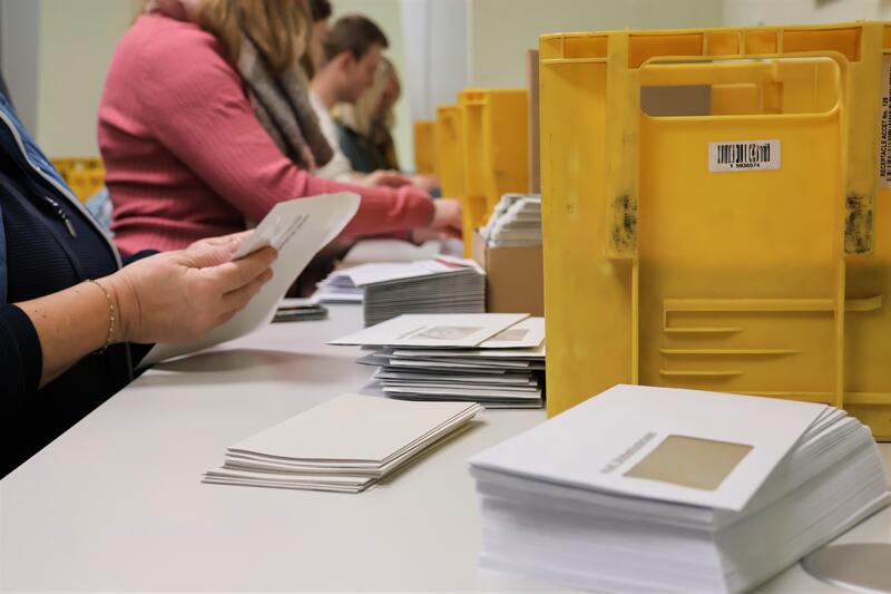 Alle Briefwahlunterlagen f&uuml;r die Bundestagswahlen haben das Landauer Rathaus verlassen.