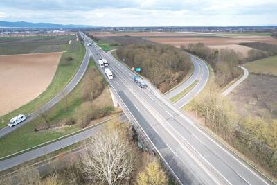 Bild vergr&ouml;&szlig;ern: Anschlussstelle Landau-S&uuml;d am Montag, 27. April, gesperrt
