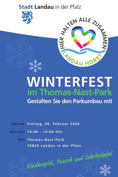 Bild vergr&ouml;&szlig;ern: Am 6. Februar findet im Landauer Thomas-Nast-Park das Winterfest statt.