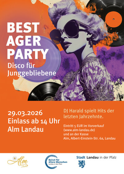 Bild vergr&ouml;&szlig;ern: &raquo;Disco f&uuml;r Junggebliebene&laquo; gibt's Ende M&auml;rz in Landau.