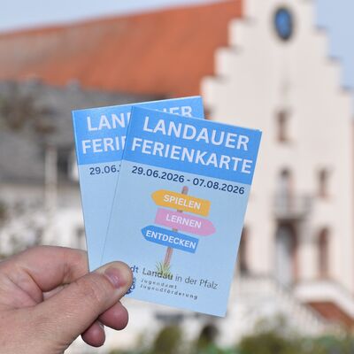 Bild vergr&ouml;&szlig;ern: Die Landauer Ferienkarte gilt w&auml;hrend der Sommerferien in Rheinland-Pfalz vom 26. Juni bis 7. August.