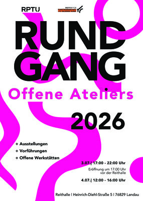 Bild vergr&ouml;&szlig;ern: Rundgang 2026 - offene Ateliers