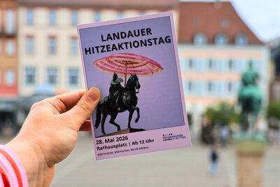 Bild vergr&ouml;&szlig;ern: Am 28. Mai findet zum ersten Mal ein Hitzeaktionstag in Landau statt.