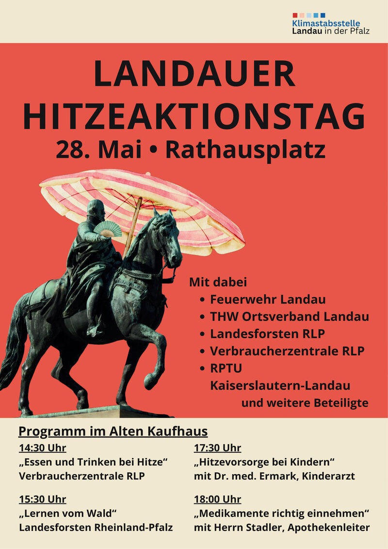 Am 28. Mai ist Hitzeaktionstag in Landau!
