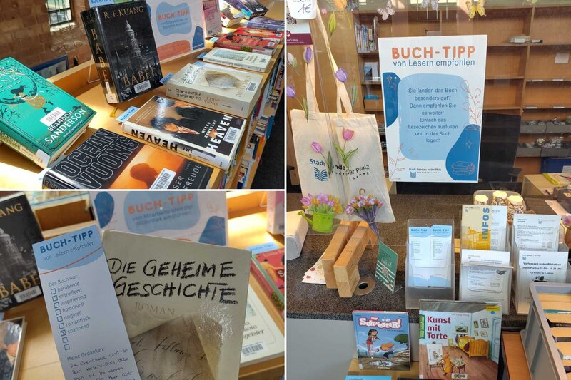 Neu in der Stadtbibliothek Landau: der &raquo;Buch-Tipp&laquo;.