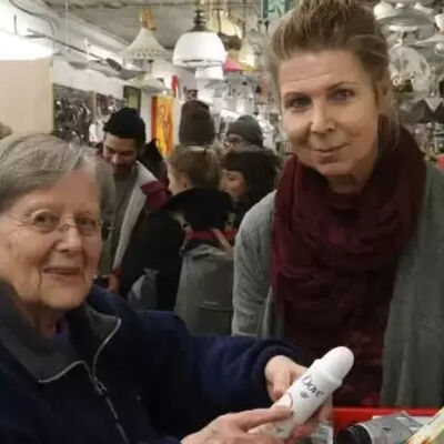 Bild vergr��ern: o	ehemalige Vorsitzende Gerlinde Rahm und jetzige Vorsitzende Dorothea Kischkel