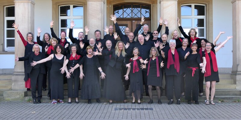 F&uuml;r die musikalische Begleitung sorgt beim vierten Landauer Sonntagskonzert im Goethepark der Chor Landauer Lieder.Leute. 