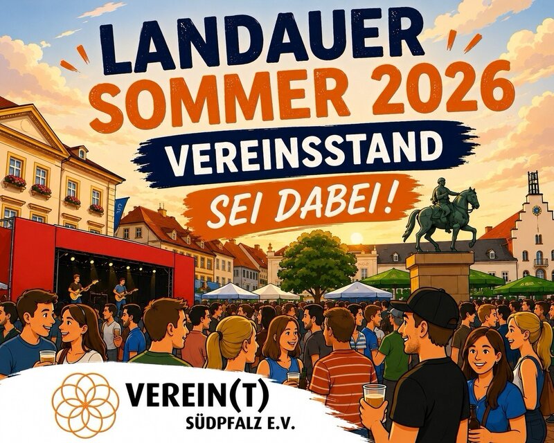 Vom 10. bis 12. Juli wird auf dem Landauer Sommer gemeinschaftlich ein Getr&auml;nkestand am Untertorplatz bewirtschaftet.