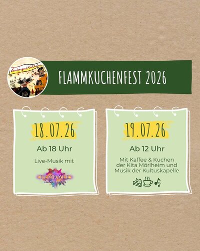 Bild vergr&ouml;&szlig;ern: Flammkuchenfest