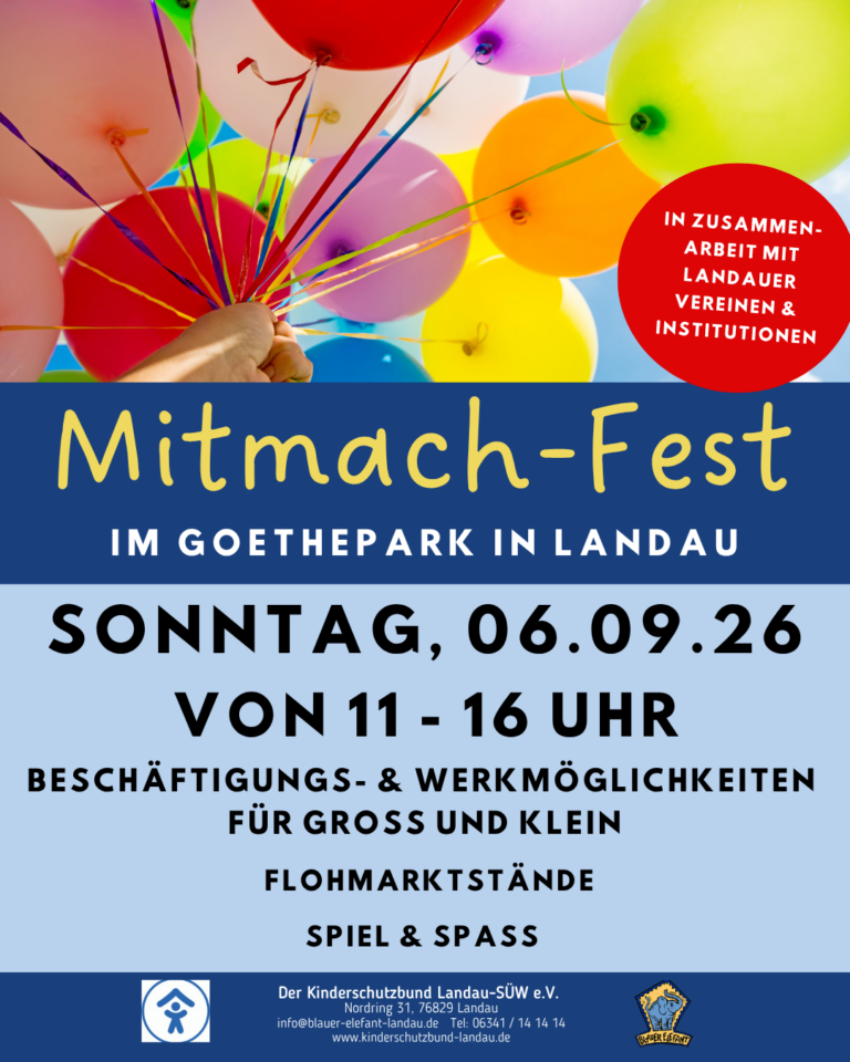 Mitmachfest im Goethepark