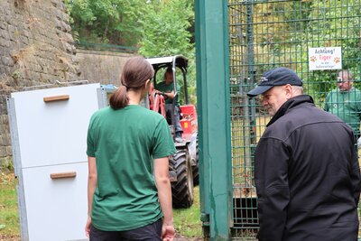 Bild vergr&ouml;&szlig;ern: Hier kommt MANU! Der Transport des Tigerkaters nach Landau verlief ohne Probleme.