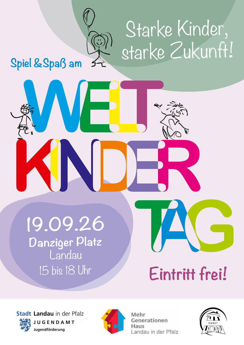 Am 19. September wird auf dem Danziger Platz in Landau Weltkindertag gefeiert. 