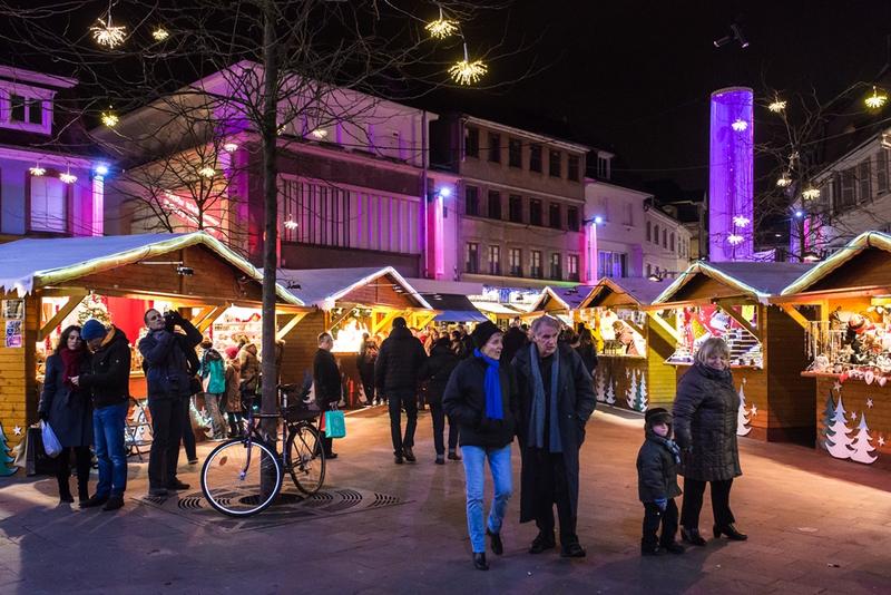 Festlich: Der Weihnachtsmarkt in Landaus els&auml;ssischer Partnerstadt Hagenau. 