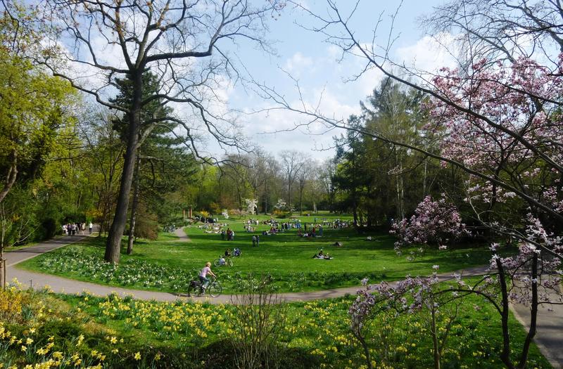 Gr&uuml;nfl&auml;chen wie der Landauer Goethepark sind wichtig f&uuml;r das Klima einer Stadt - vor allem im Sommer. Ein Klimaanpassungskonzept, wie es auch die Stadt Landau erstellen lassen will, soll die Auswirkungen des Klimawandels abmildern. Dies kann etwa durch da