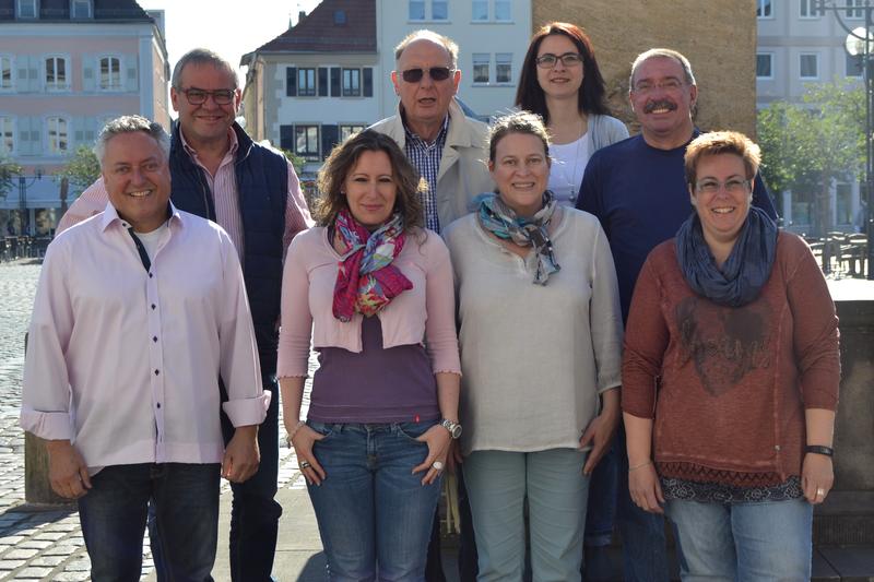 Das Team des B&uuml;ros f&uuml;r Tourismus der Stadt Landau: Klemens Kieffer, Franz M&uuml;ller, Sabrina Apel, Jean Memmier, Marion Pelz, Melissa M&uuml;ller, Bernd Gr&uuml;n und Sonja Brunner-Hagedorn (v.l.n.r.).