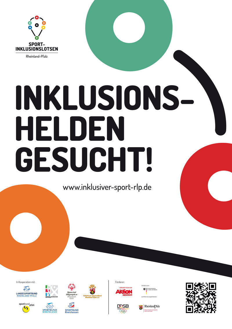 Sport-Inklusionslotsen gesucht: Die Stadt Landau unterst&uuml;tzt das Inklusionsprojekt des Landessportbunds Rheinland-Pfalz. 
