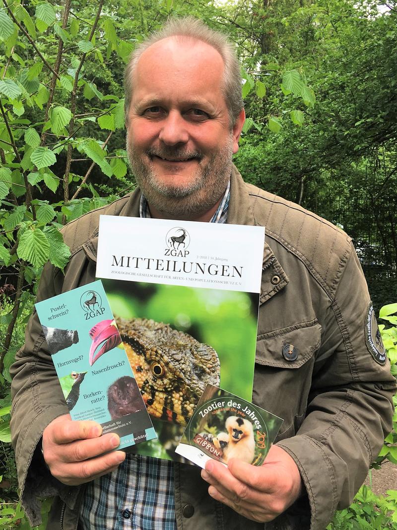 Landaus Zoodirektor Dr. Jens-Ove Heckel wurde als ZGAP-Vorsitzender im Amt best&auml;tigt. 