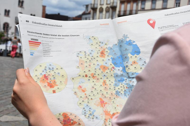 Der Prognos-Zukunftsatlas erscheint alle drei Jahre und wird vom Handelsblatt ver&ouml;ffentlicht.  