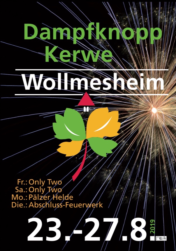Das Landauer Stadtdorf Wollmesheim feiert vom 23. bis zum 27. August seine traditionelle Dampfknoppkerwe.