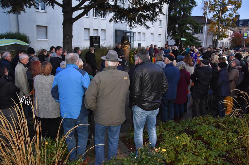 Am 9. November gedachten die Landauerinnen und Landauer auch in diesem Jahr der Opfer der Novemberpogrome des Jahres 1938. 