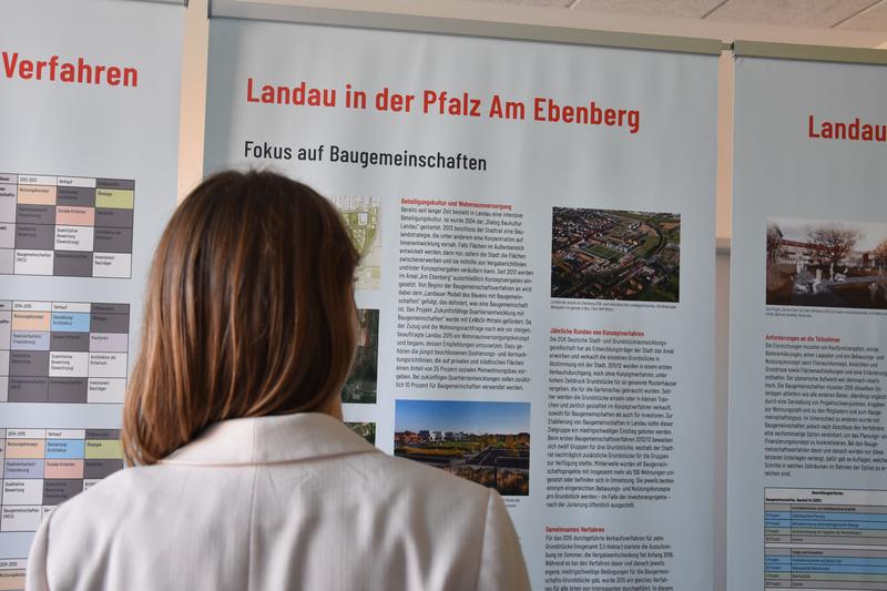 Im Foyer des EWL bekommen Interessierte Einblick in das Prinzip Konzeptvergabe.
