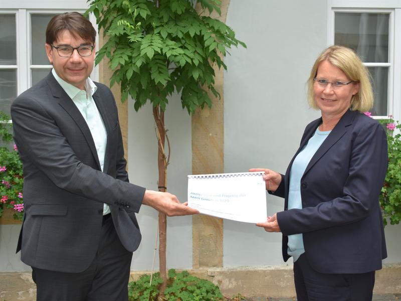 Landaus OB Hirsch empfing Metropolregion-Rhein-Neckar-Gesch&auml;ftsf&uuml;hrerin Dr. Christine Brockmann jetzt zum Austausch im Rathaus. 