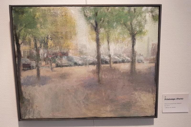 Eins der Werke von Harald Feyen, das in der aktuellen Ausstellung im Strieffler-Haus zu sehen ist: &raquo;Printemps (Paris)&laquo;.