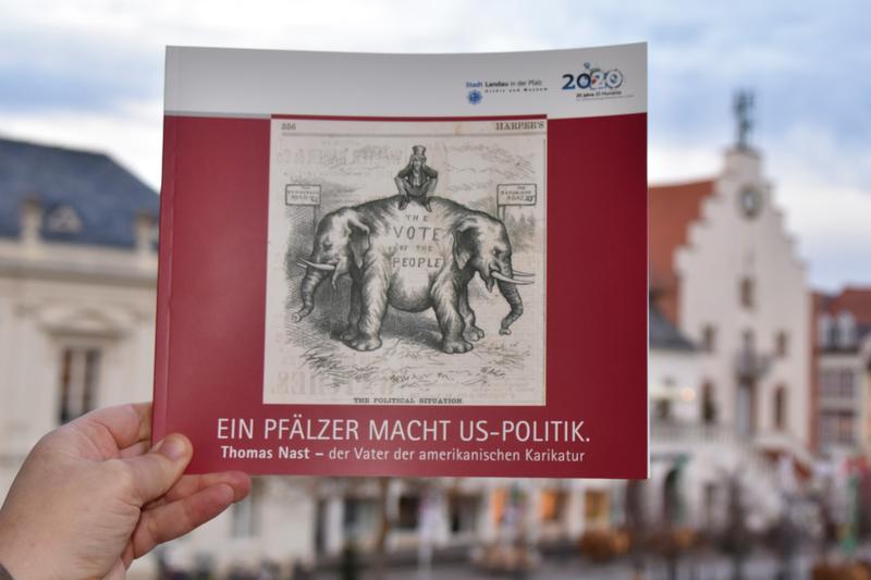 F&uuml;r die Landesvertretung Rheinland-Pfalz in Berlin hat das st&auml;dtische Archiv die Ausstellung &raquo;Ein Pf&auml;lzer macht US-Politik. Thomas Nast - der Vater der amerikanischen Karikatur&laquo; zusammengestellt. 
