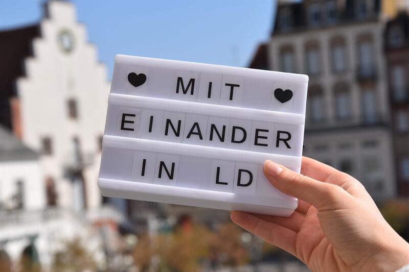 #miteinanderinLD: Die Stadt Landau h&auml;lt in der Corona-Pandemie zusammen. 