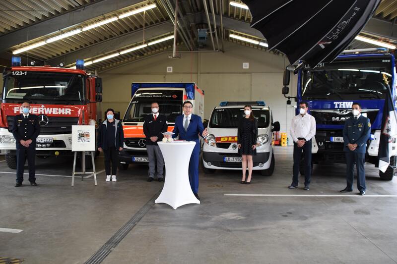 Im vergangenen Jahr wurden Feuerwehr, DRK, DLRG und THW mit dem Ehrenamtspreis der Stadt Landau ausgezeichnet. 